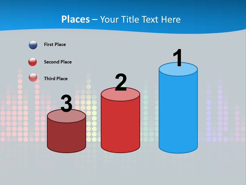A Colorful Sound Wave On A Black Background PowerPoint Template
