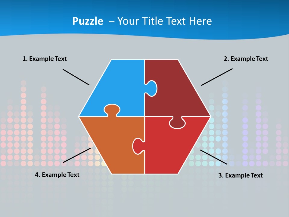 A Colorful Sound Wave On A Black Background PowerPoint Template