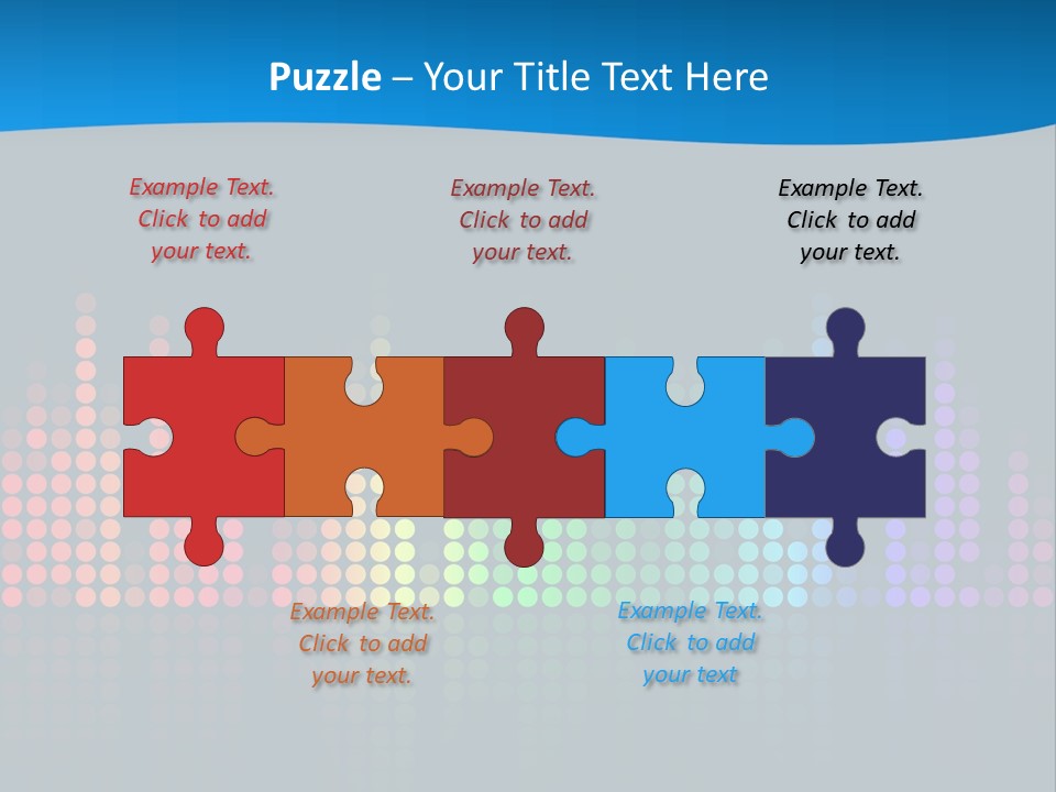 A Colorful Sound Wave On A Black Background PowerPoint Template