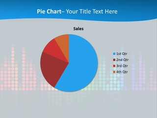 A Colorful Sound Wave On A Black Background PowerPoint Template