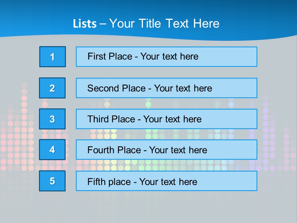 A Colorful Sound Wave On A Black Background PowerPoint Template