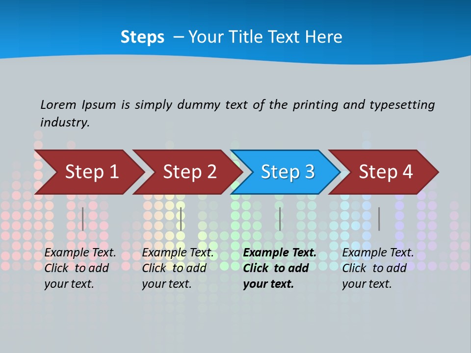 A Colorful Sound Wave On A Black Background PowerPoint Template