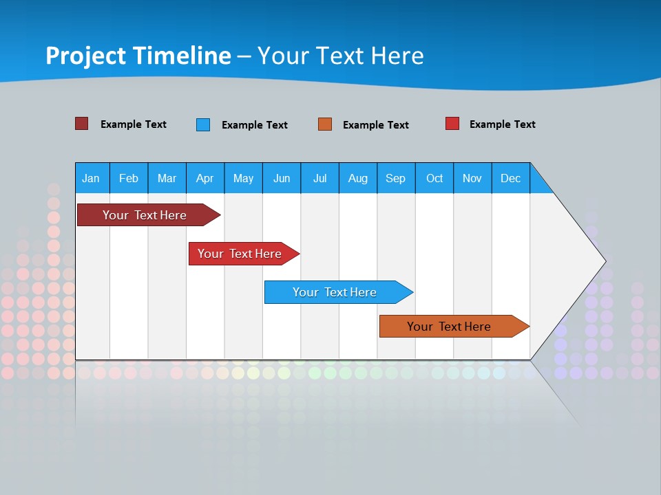 A Colorful Sound Wave On A Black Background PowerPoint Template