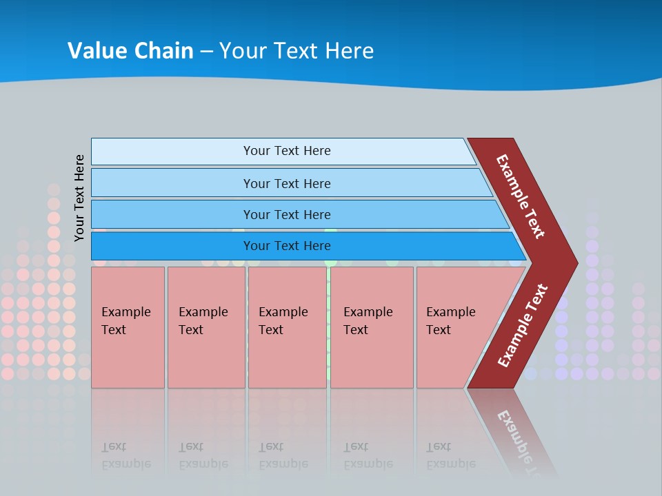 A Colorful Sound Wave On A Black Background PowerPoint Template