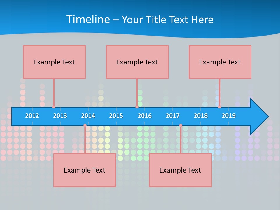 A Colorful Sound Wave On A Black Background PowerPoint Template