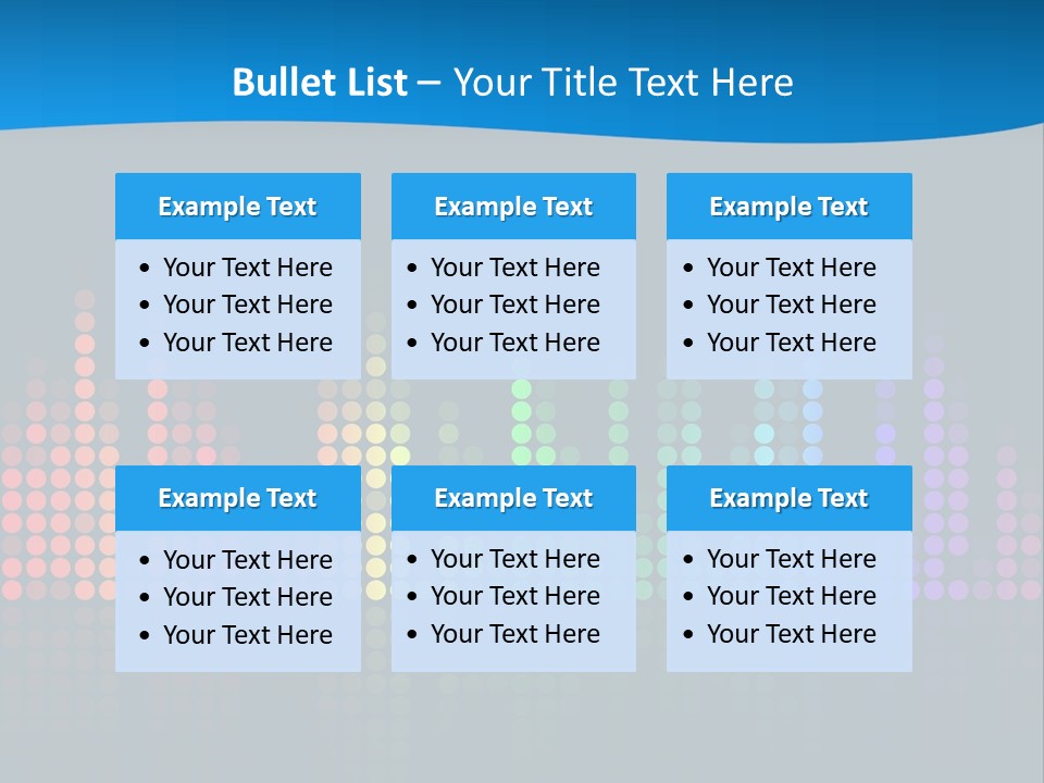 A Colorful Sound Wave On A Black Background PowerPoint Template