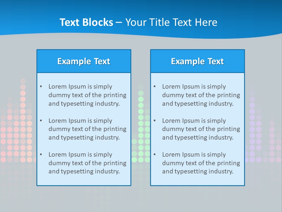 A Colorful Sound Wave On A Black Background PowerPoint Template