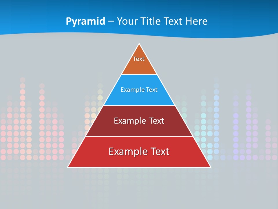 A Colorful Sound Wave On A Black Background PowerPoint Template