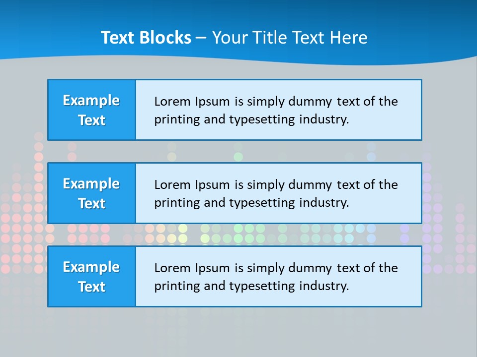 A Colorful Sound Wave On A Black Background PowerPoint Template