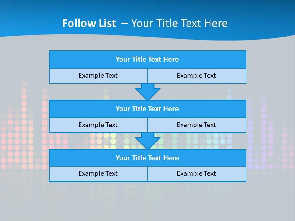 A Colorful Sound Wave On A Black Background PowerPoint Template