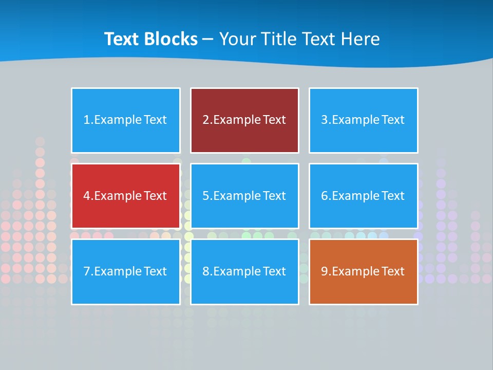 A Colorful Sound Wave On A Black Background PowerPoint Template