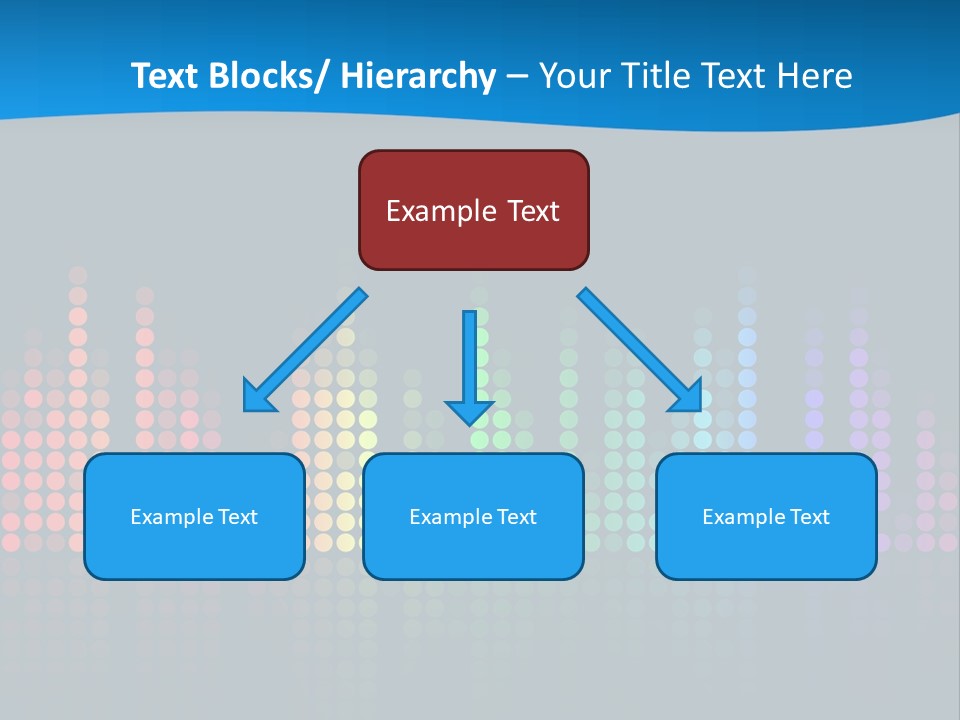 A Colorful Sound Wave On A Black Background PowerPoint Template