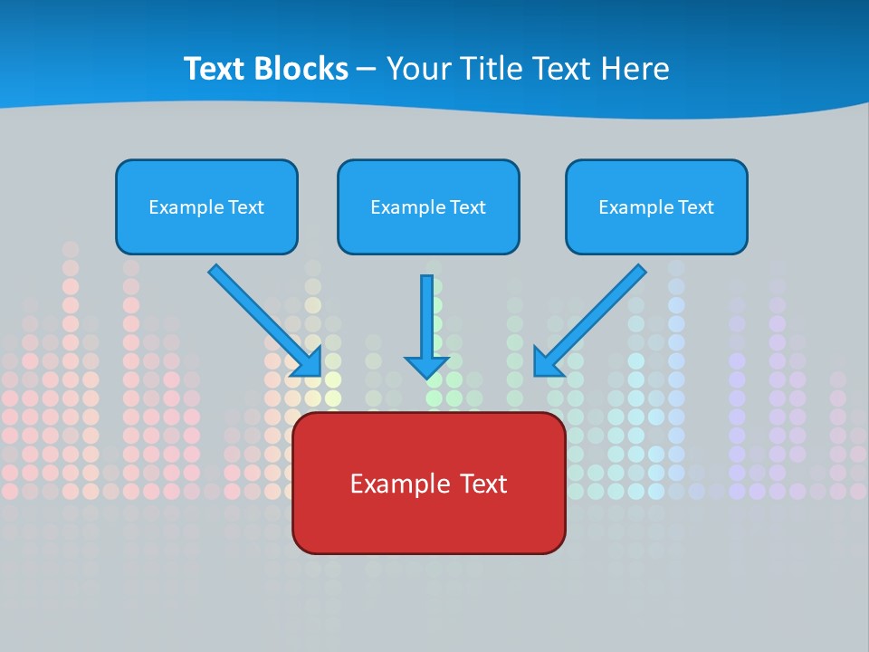 A Colorful Sound Wave On A Black Background PowerPoint Template