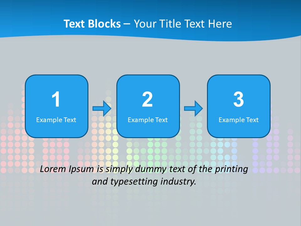 A Colorful Sound Wave On A Black Background PowerPoint Template
