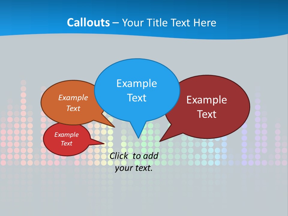 A Colorful Sound Wave On A Black Background PowerPoint Template