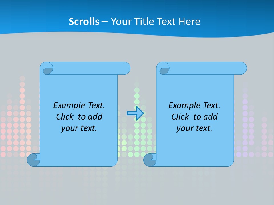 A Colorful Sound Wave On A Black Background PowerPoint Template