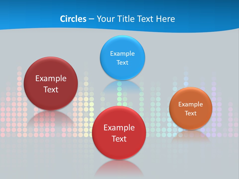 A Colorful Sound Wave On A Black Background PowerPoint Template