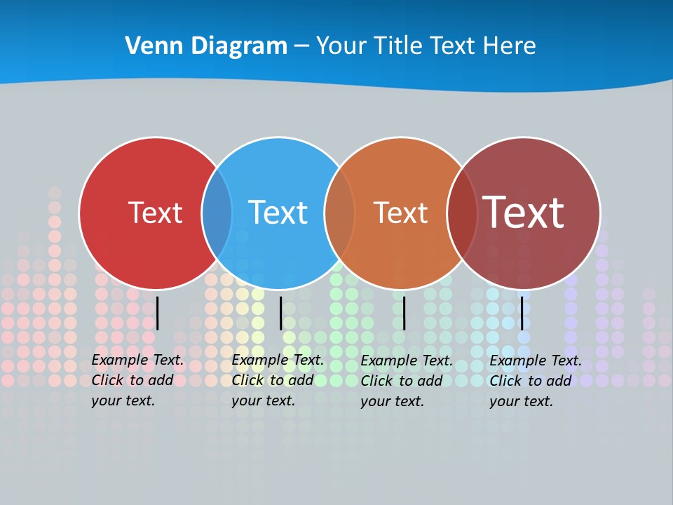 A Colorful Sound Wave On A Black Background PowerPoint Template