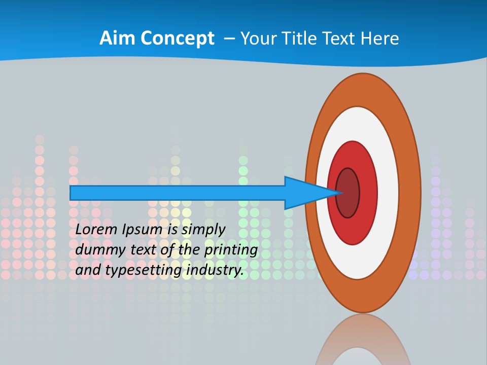 A Colorful Sound Wave On A Black Background PowerPoint Template