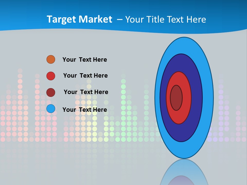 A Colorful Sound Wave On A Black Background PowerPoint Template