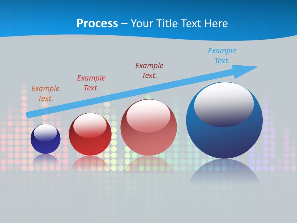 A Colorful Sound Wave On A Black Background PowerPoint Template