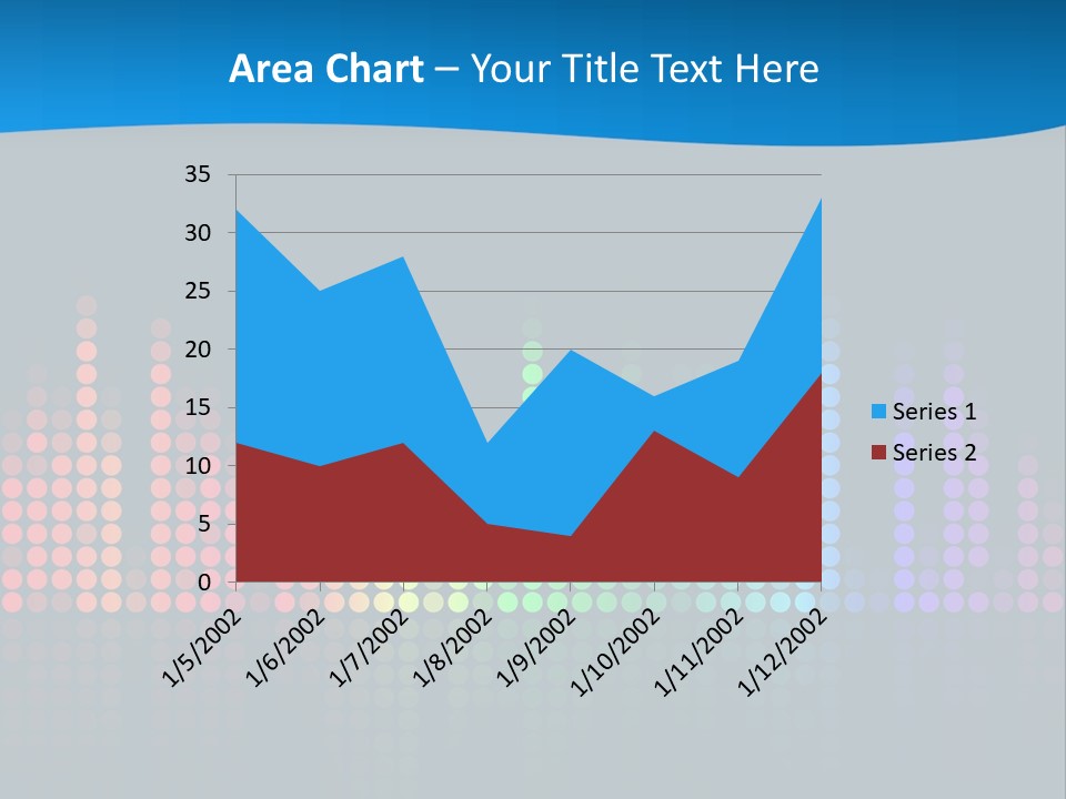 A Colorful Sound Wave On A Black Background PowerPoint Template