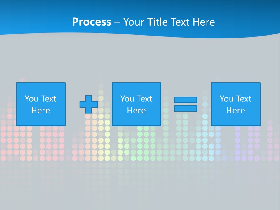 A Colorful Sound Wave On A Black Background PowerPoint Template