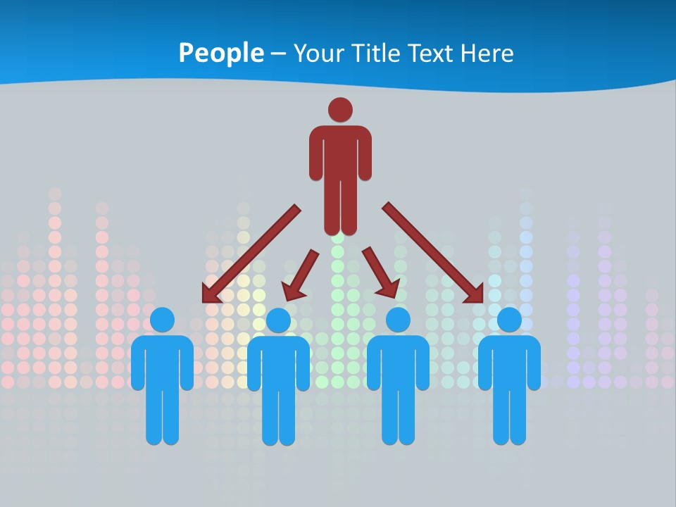 A Colorful Sound Wave On A Black Background PowerPoint Template