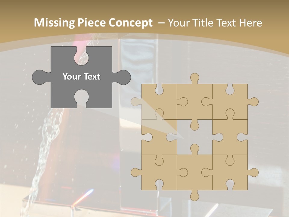 A Water Spouting Out Of The Side Of A Window PowerPoint Template