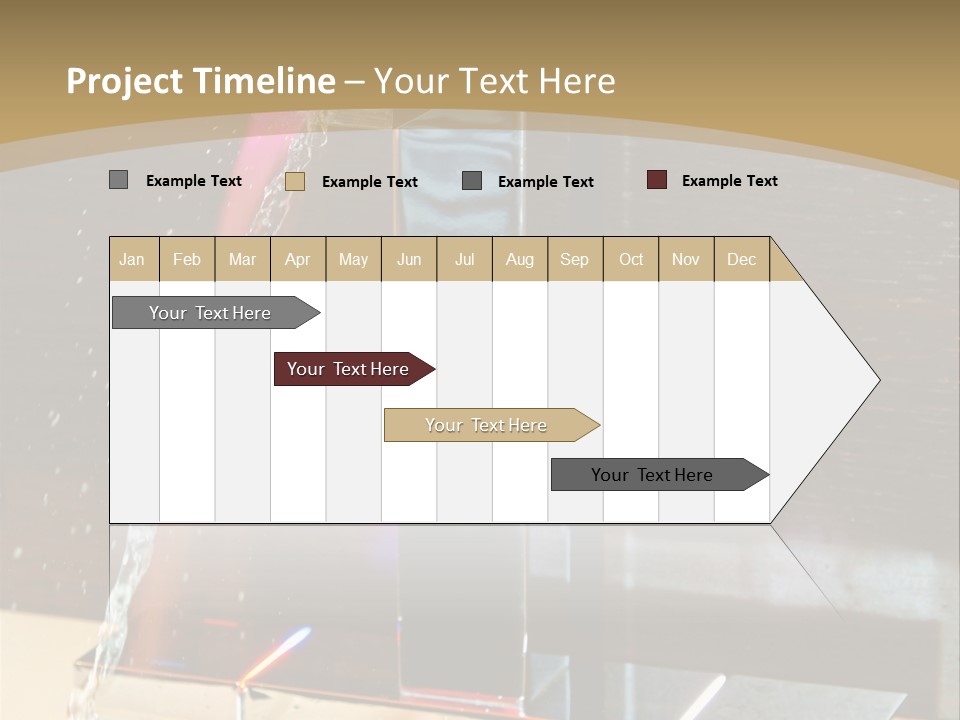 A Water Spouting Out Of The Side Of A Window PowerPoint Template