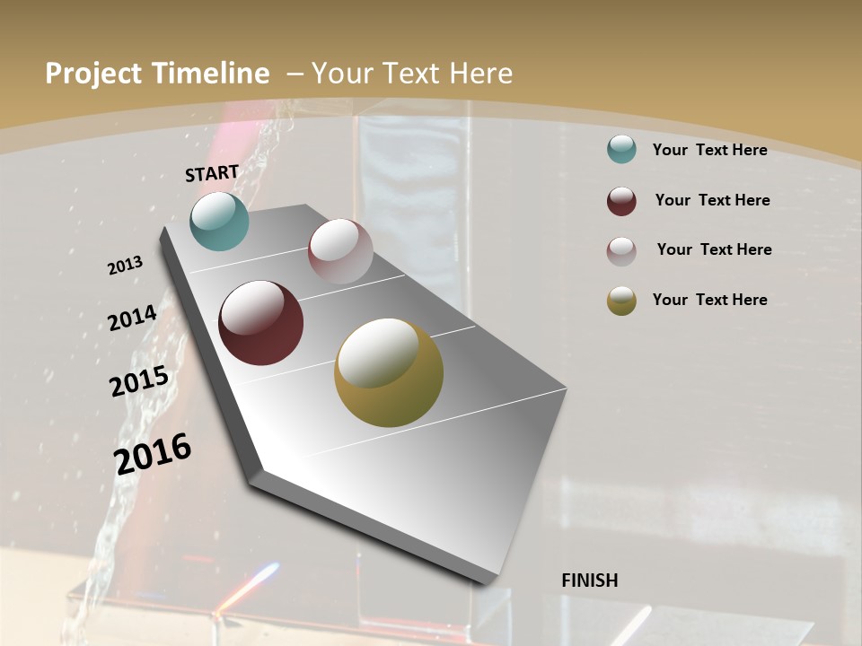 A Water Spouting Out Of The Side Of A Window PowerPoint Template