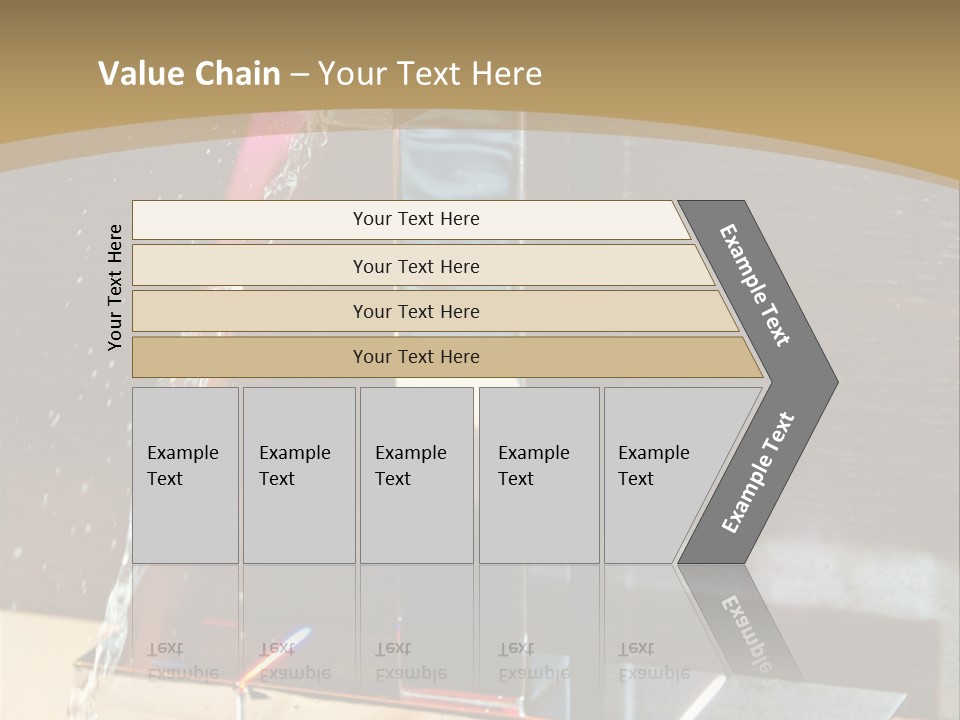 A Water Spouting Out Of The Side Of A Window PowerPoint Template
