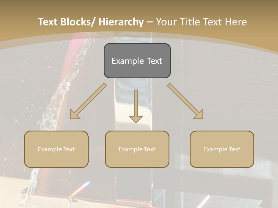 A Water Spouting Out Of The Side Of A Window PowerPoint Template