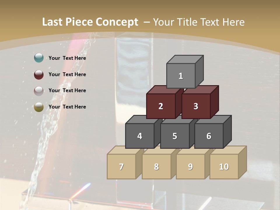 A Water Spouting Out Of The Side Of A Window PowerPoint Template