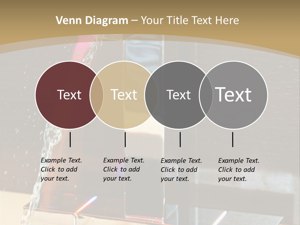 A Water Spouting Out Of The Side Of A Window PowerPoint Template