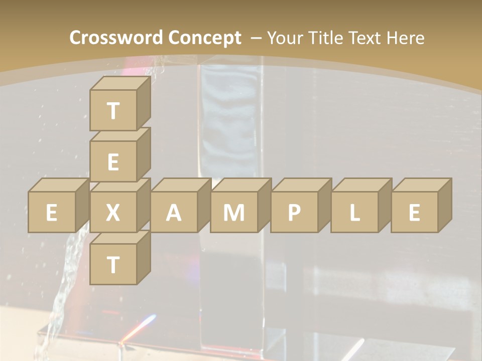 A Water Spouting Out Of The Side Of A Window PowerPoint Template