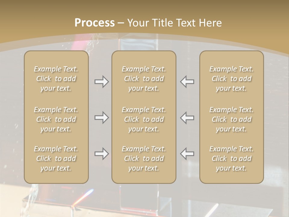 A Water Spouting Out Of The Side Of A Window PowerPoint Template