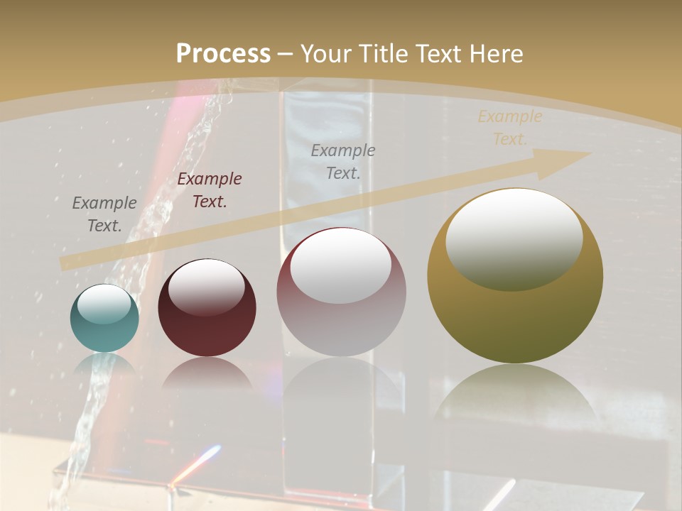 A Water Spouting Out Of The Side Of A Window PowerPoint Template