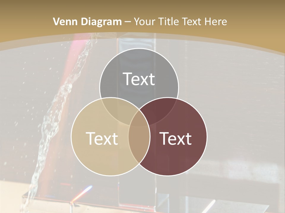 A Water Spouting Out Of The Side Of A Window PowerPoint Template