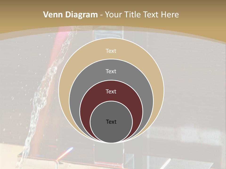 A Water Spouting Out Of The Side Of A Window PowerPoint Template
