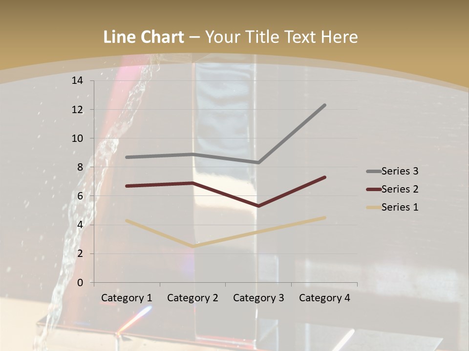 A Water Spouting Out Of The Side Of A Window PowerPoint Template