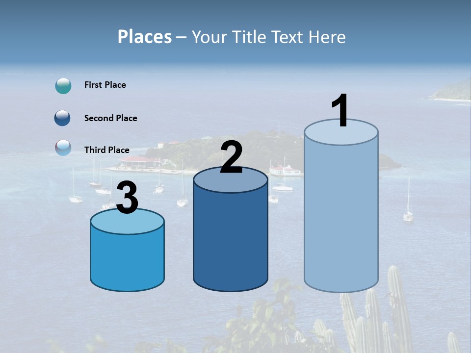 A Small Island In The Middle Of A Body Of Water PowerPoint Template