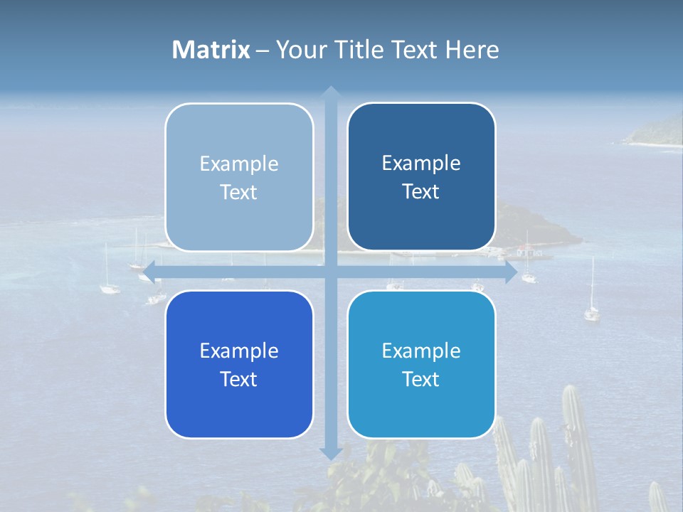 A Small Island In The Middle Of A Body Of Water PowerPoint Template