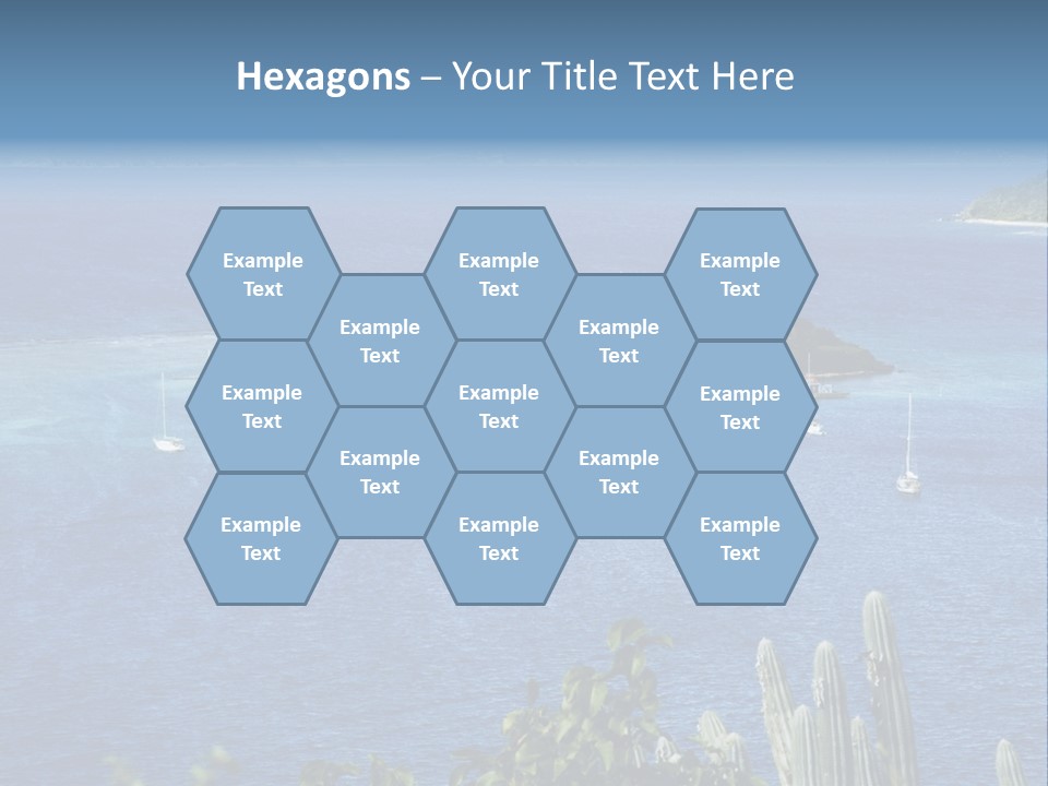 A Small Island In The Middle Of A Body Of Water PowerPoint Template