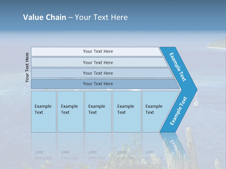 A Small Island In The Middle Of A Body Of Water PowerPoint Template