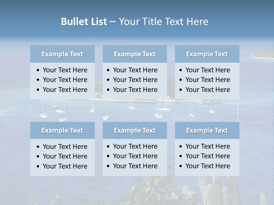 A Small Island In The Middle Of A Body Of Water PowerPoint Template