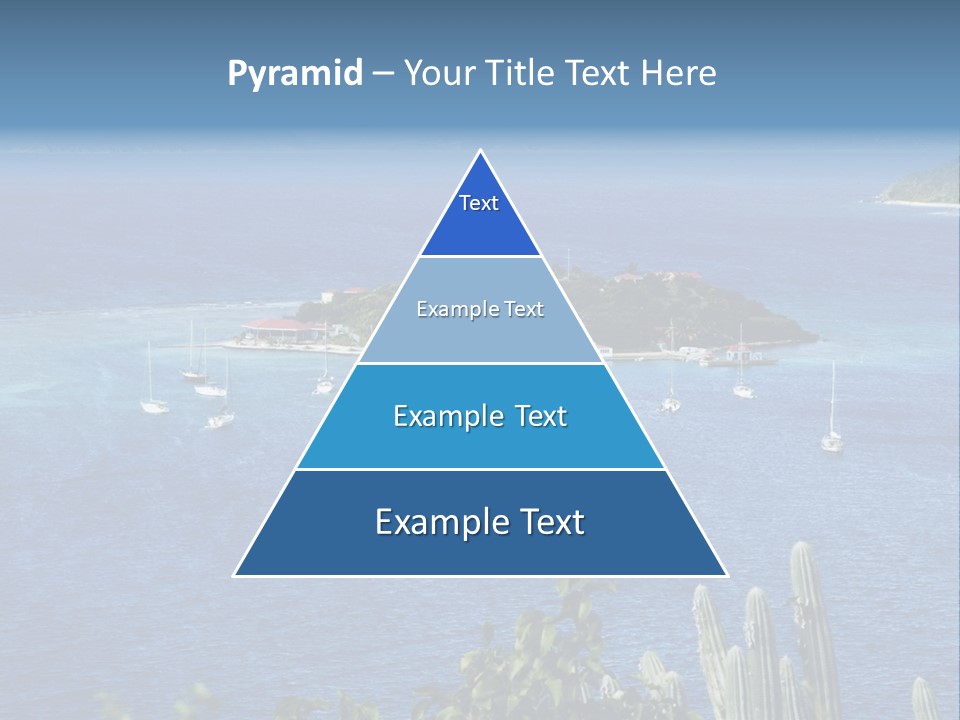 A Small Island In The Middle Of A Body Of Water PowerPoint Template