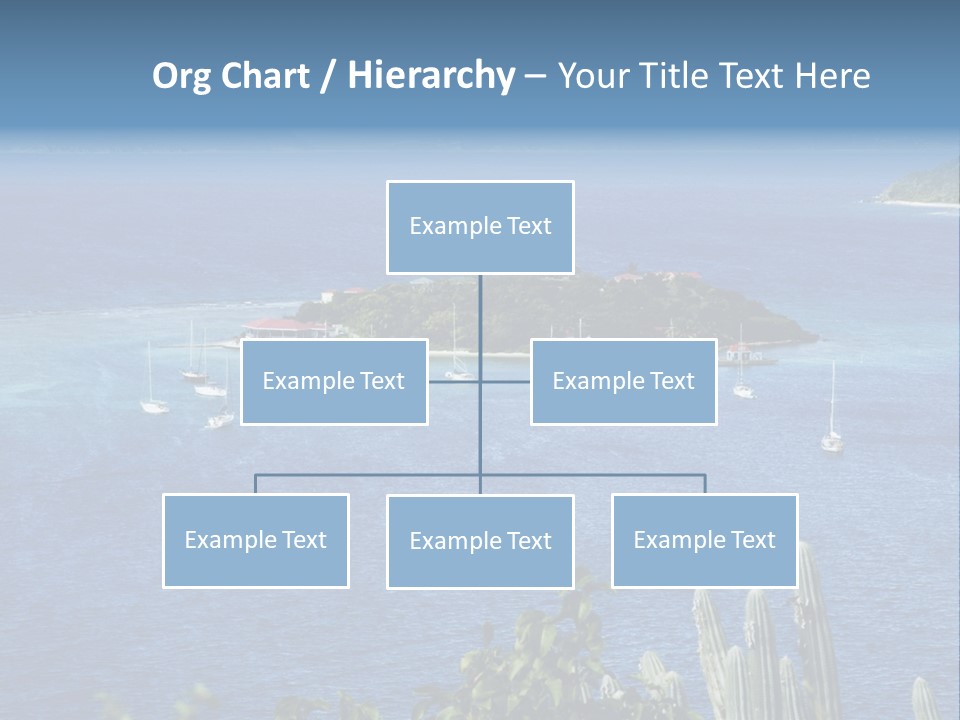 A Small Island In The Middle Of A Body Of Water PowerPoint Template