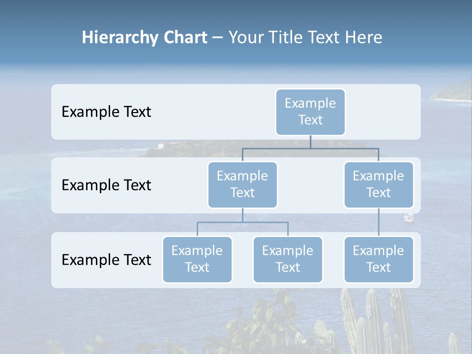 A Small Island In The Middle Of A Body Of Water PowerPoint Template