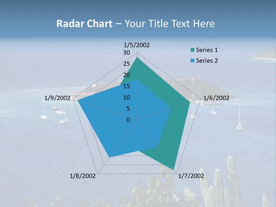 A Small Island In The Middle Of A Body Of Water PowerPoint Template